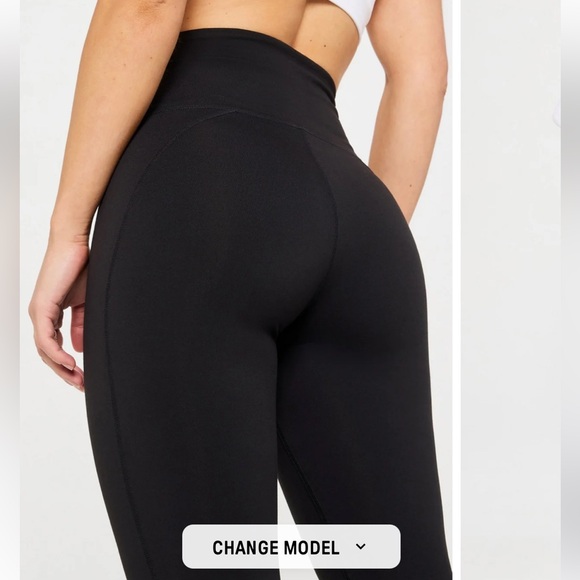 Fabletics Define PowerHold Split Hem Legging Black HighWaist- Size M, Short NWT - Picture 6 of 15